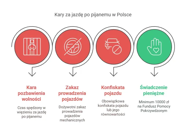 kary za jazdę po alkoholu infografika