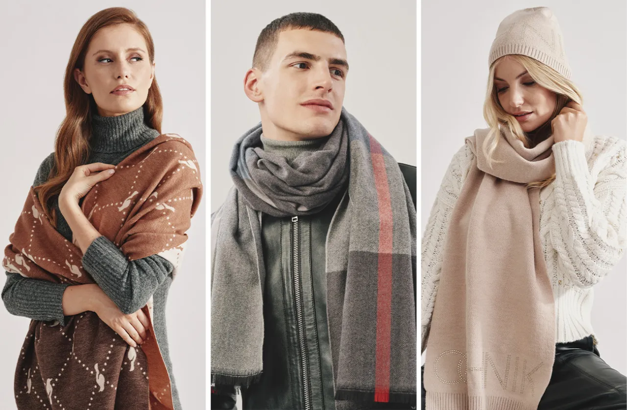 modne wiązania szalików XXL