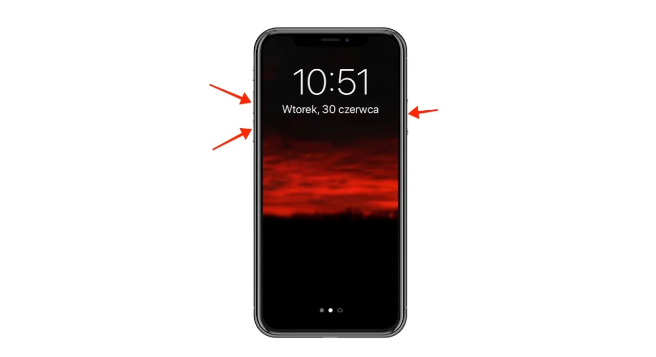 iPhone 11 przyciski boczne i głośności