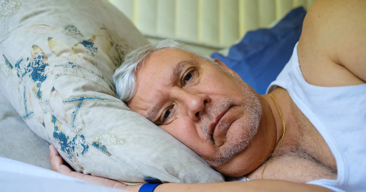 Osoba z objawami udaru