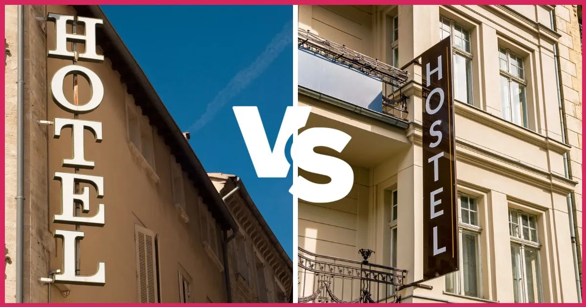 hotel vs hostel por&oacute;wnanie cechy