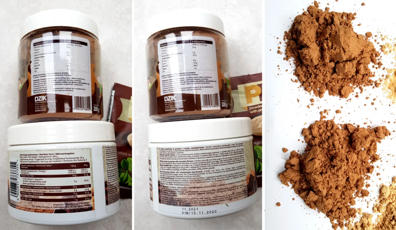 rozpoznawanie zepsutej mąki orzechowej