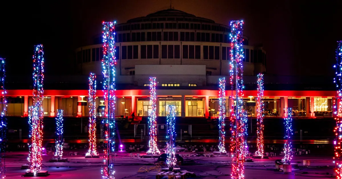 Wrocław Pergola Fontanna Multimedialna dzieci