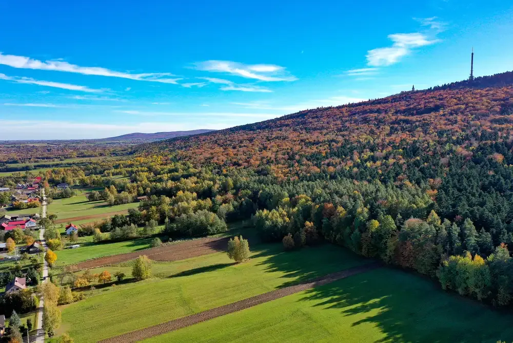 Krajobrazy Świętokrzyskie g&oacute;ry lasy