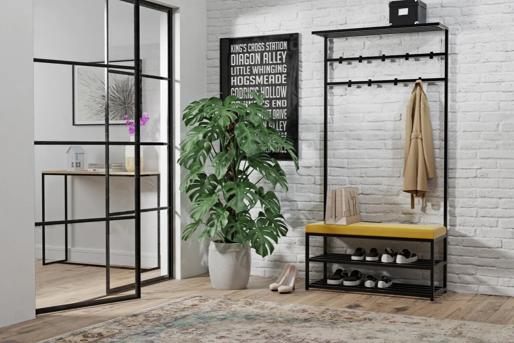 przedpok&oacute;j w domu inspiracje style nowoczesny skandynawski glamour industrialny