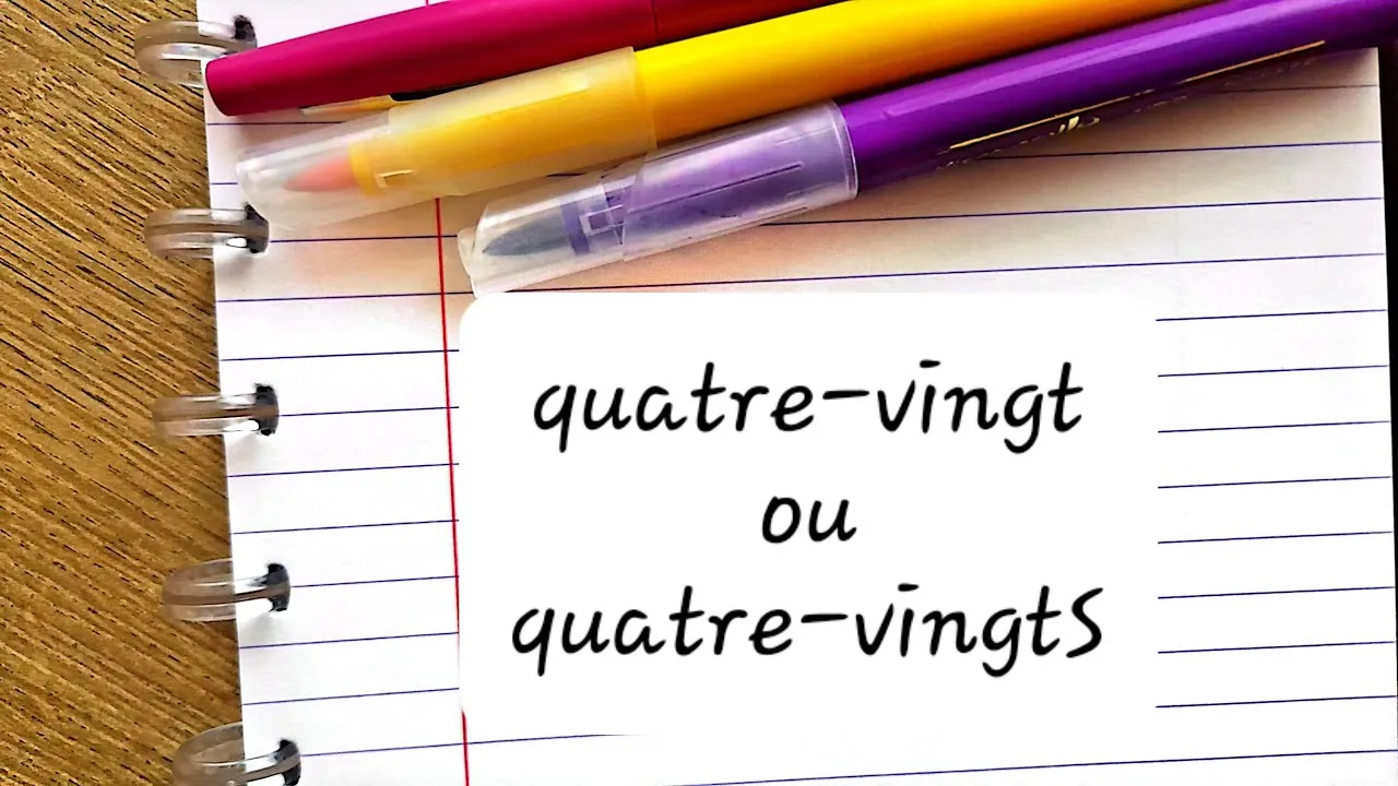 zasady pisowni quatre-vingts quatre-vingt