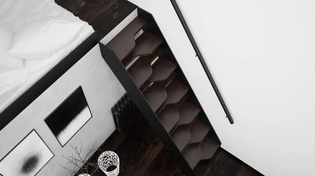 rodzaje schodów na antresolę oszczędzające miejsce