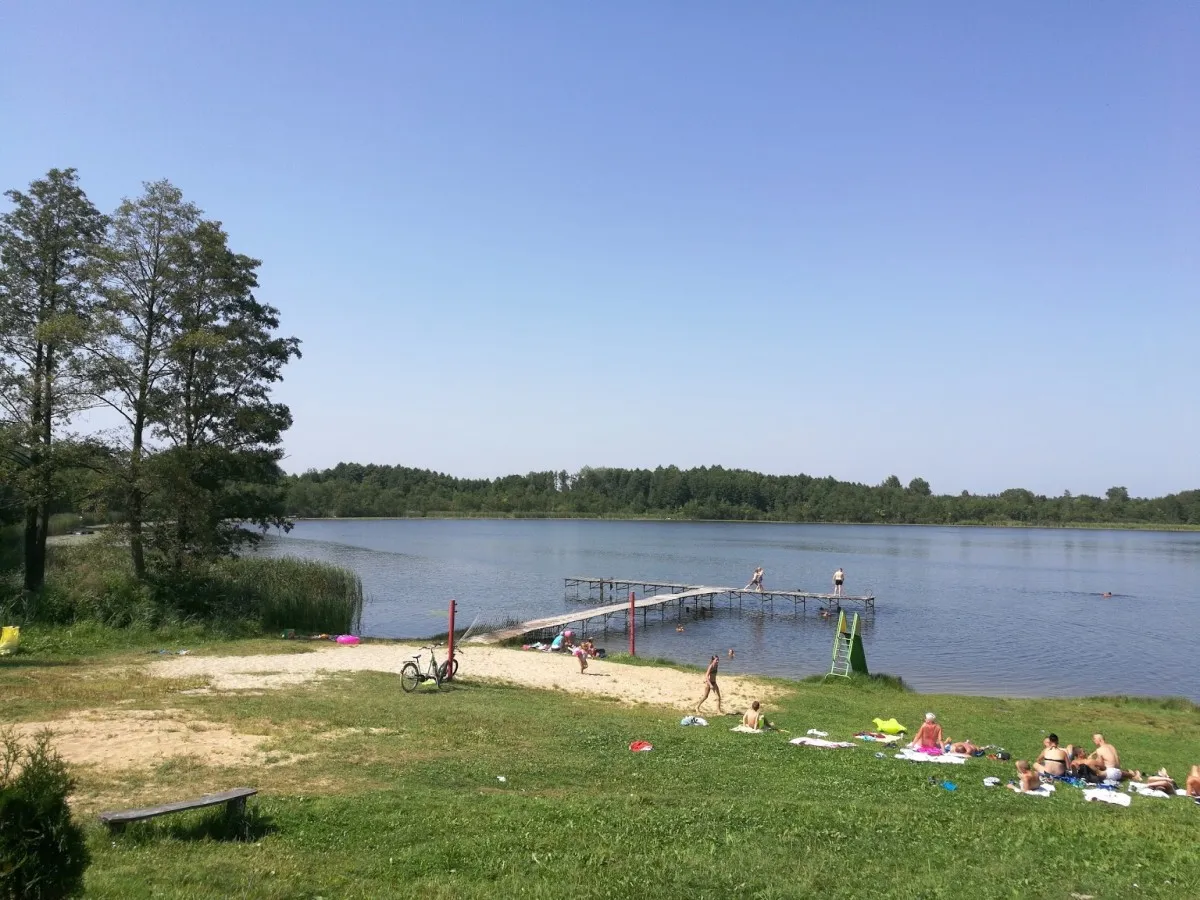 Jezioro Głębokie Lubelskie plaża kąpielisko