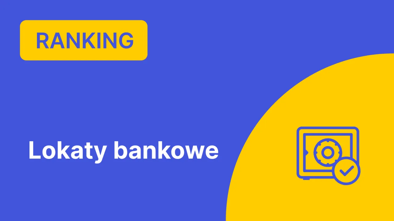 Ranking lokat bankowych: sprawdź, kt&oacute;ry bank ma najwyższe oprocentowanie lokat i bezpiecznie pomnażaj oszczędności. Ikona sejfu z zaznaczeniem.