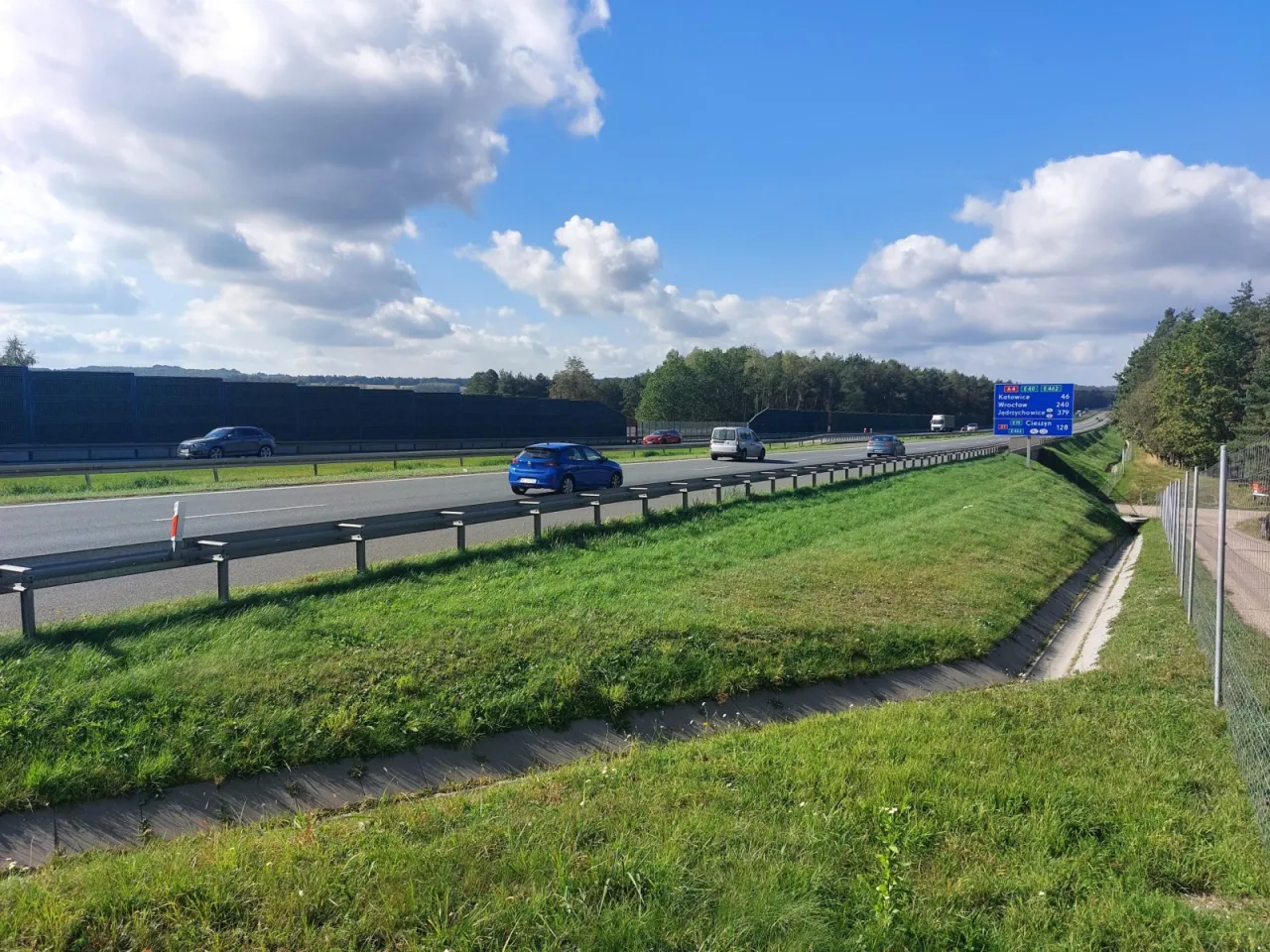 roboty drogowe autostrada A4 utrudnienia