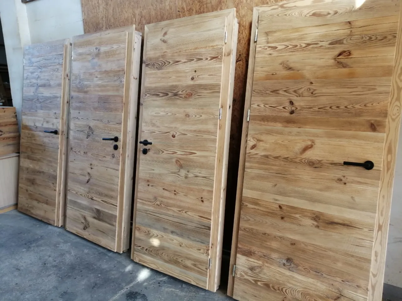 drzwi z desek konstrukcja Z