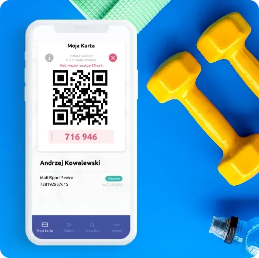 Aplikacja mobilna MultiSport funkcje