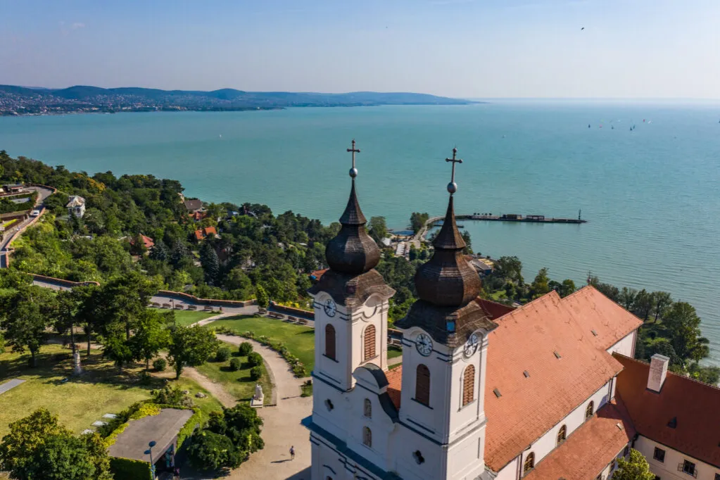 Półwysep Tihany pola lawendy Balaton