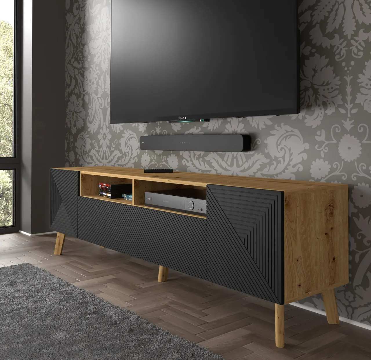 modne wzory oklein meblowych 2026