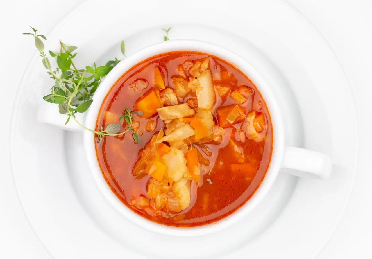 zupa pomidorowa z blendowanymi warzywami