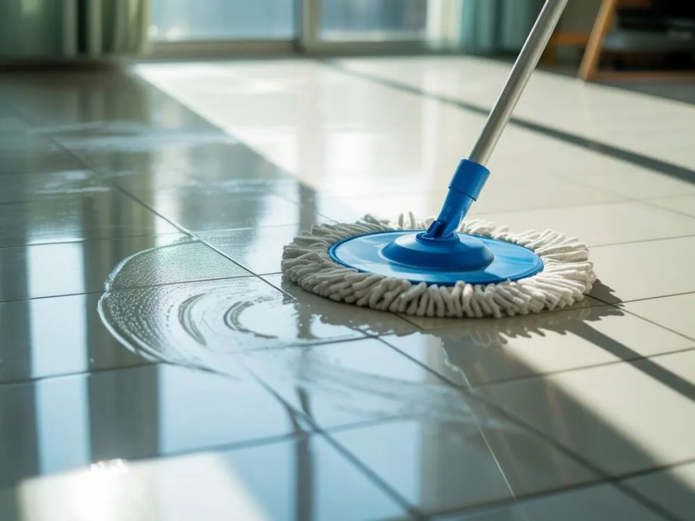 domowe sposoby czyszczenie płytek bez smug