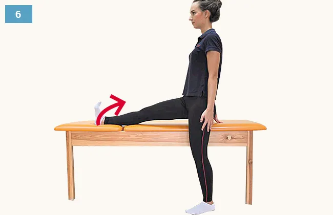 rozciąganie mięśni kolana