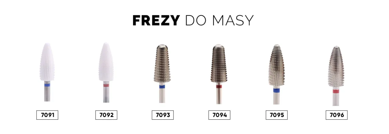 Niezbędne frezy do frezarki do paznokci dla początkujących