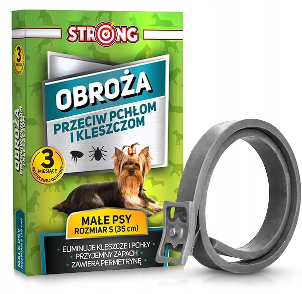 rodzaje obroży przeciwpchelnych dla psów