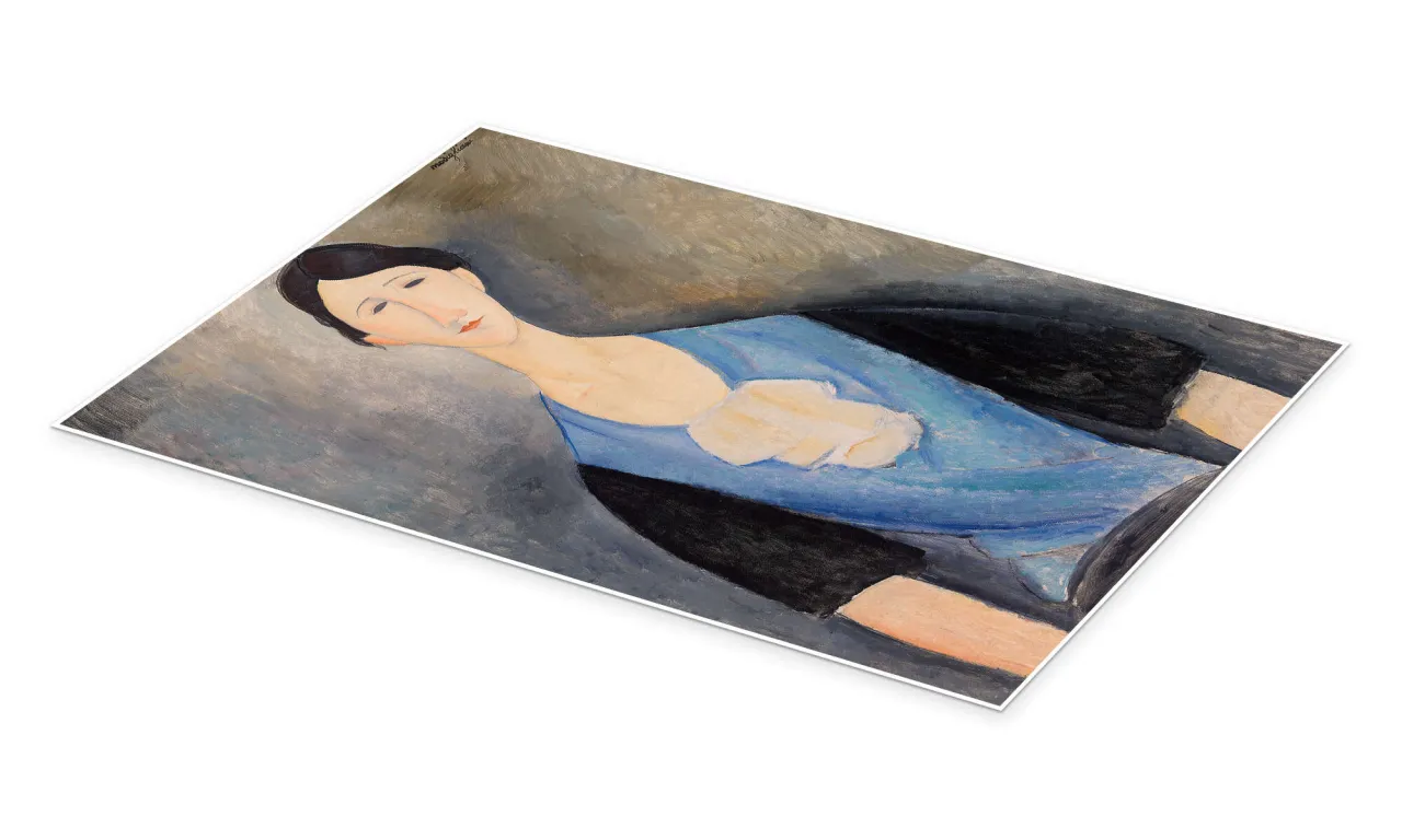 Modigliani Junge Frau in Blau