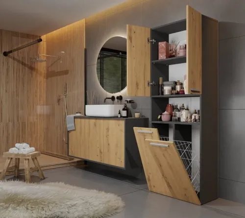 szafki w r&oacute;żnych pomieszczeniach domu kitchen cabinet bedside table bathroom cabinet