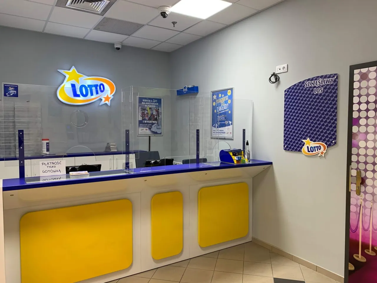 Salon gier LOTTO wnętrze