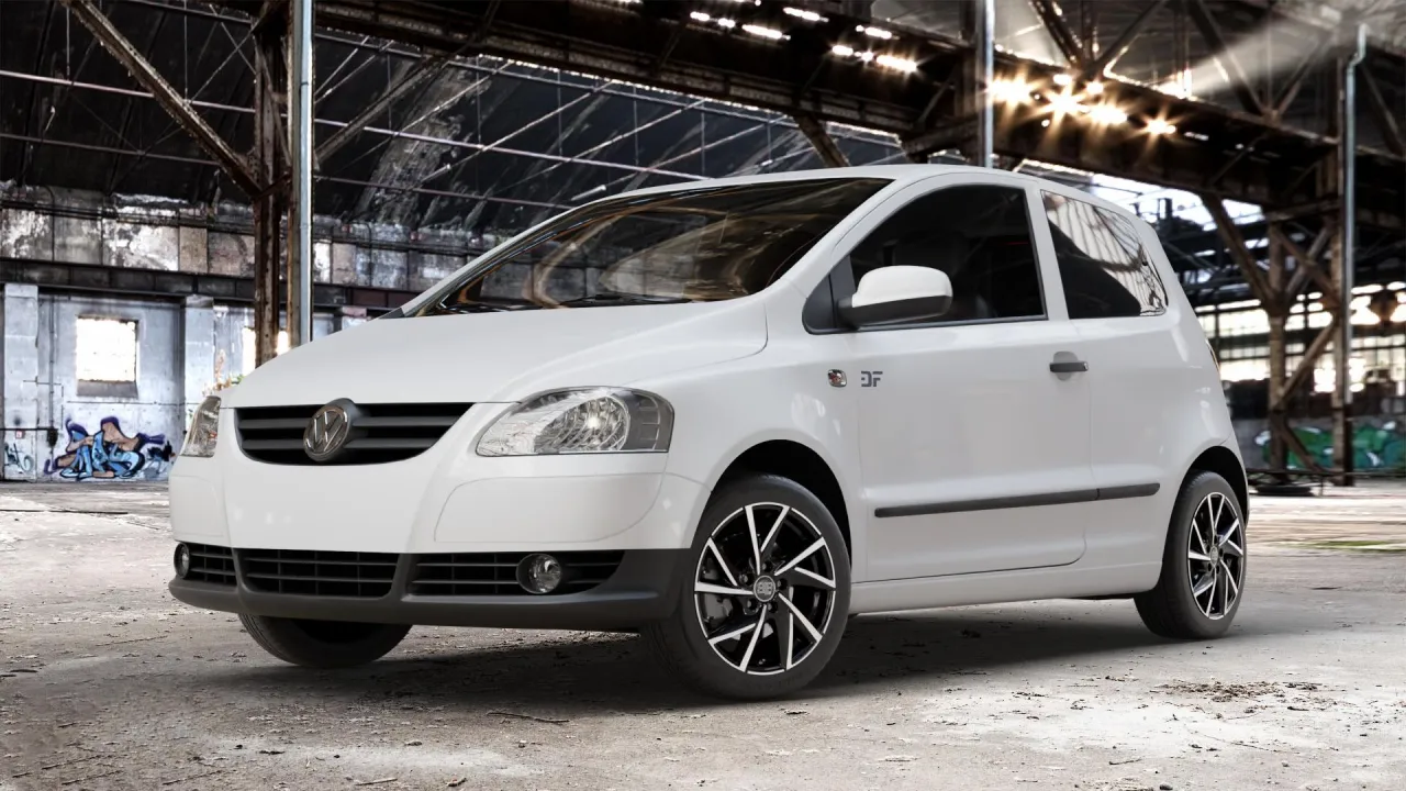 VW Fox z felgami 14 cali vs 15 cali vs 16 cali porównanie