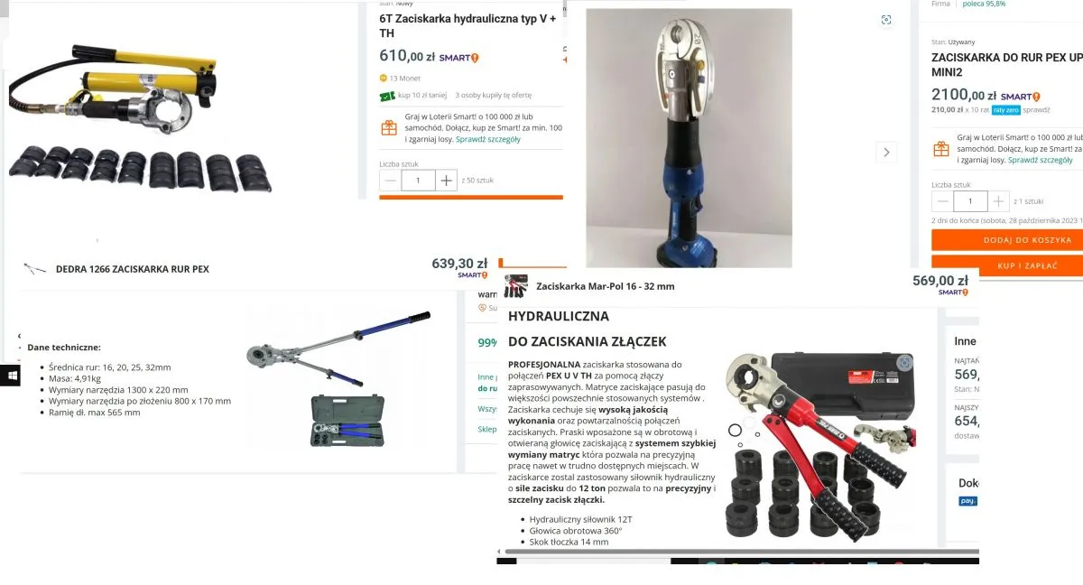 Ranking zaciskarek PEX 2026 porównanie modeli