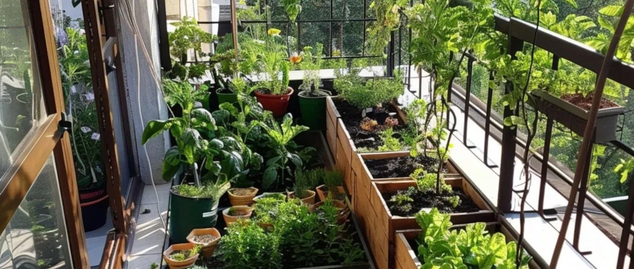 różne rodzaje skrzyń do uprawy warzyw na balkonie