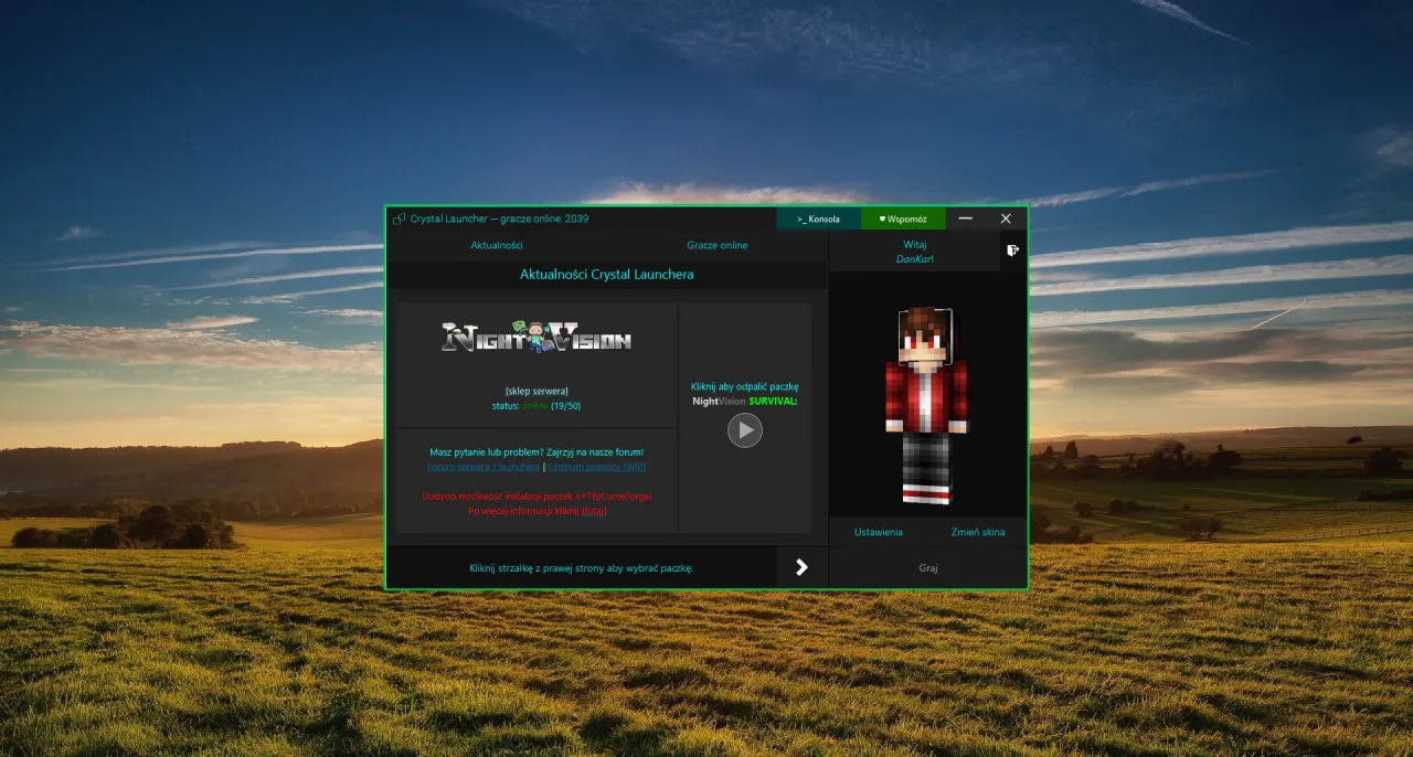 Crystal Launcher folder mods