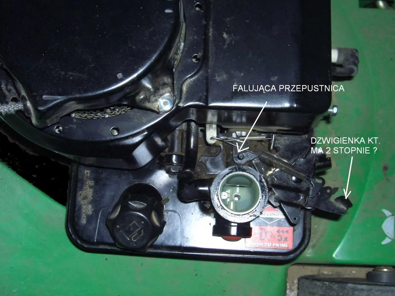 kosiarka spalinowa Briggs & Stratton silnik schemat