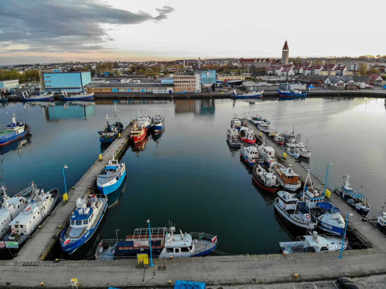 Port rybacki Władysławowo kutry