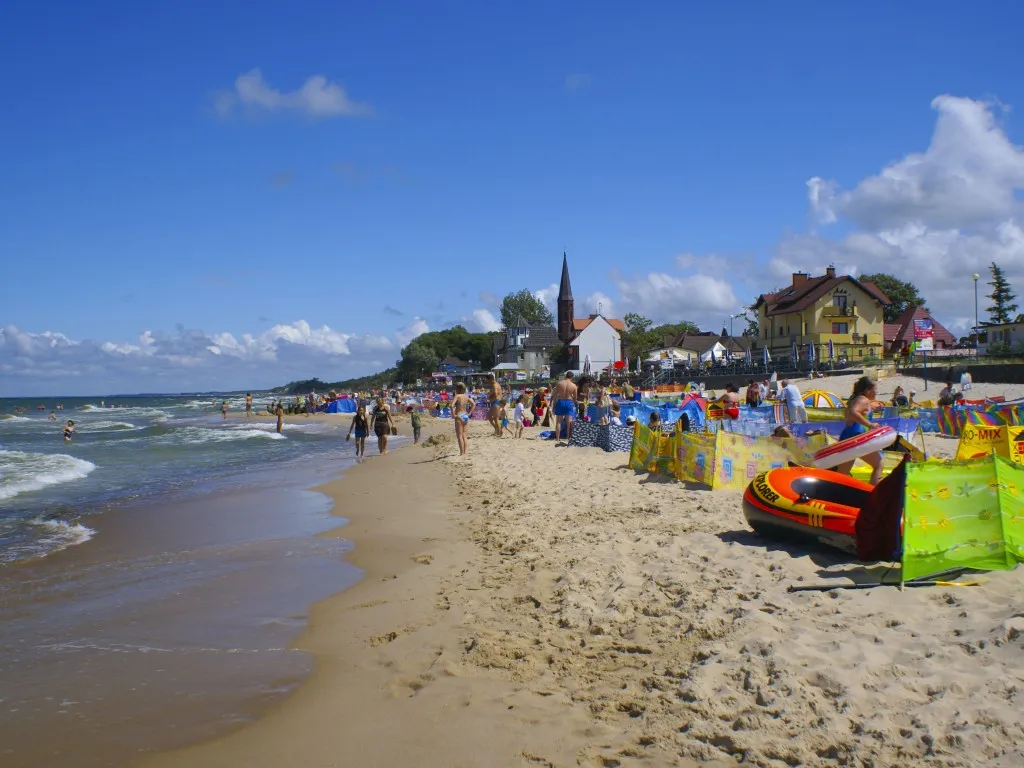 Spacer plażą Sarbinowo Mielno