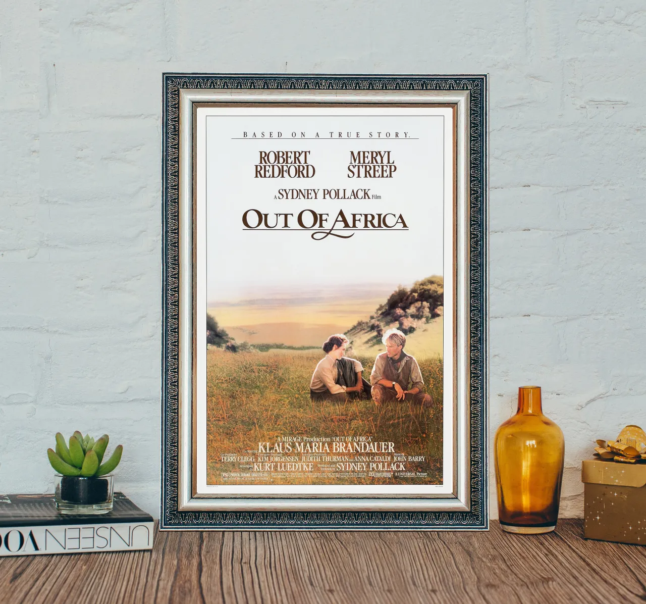 Plakat filmu Pożegnanie z Afryką