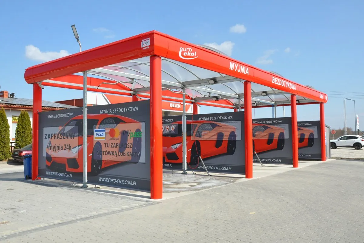 myjnia bezdotykowa Orlen lanca