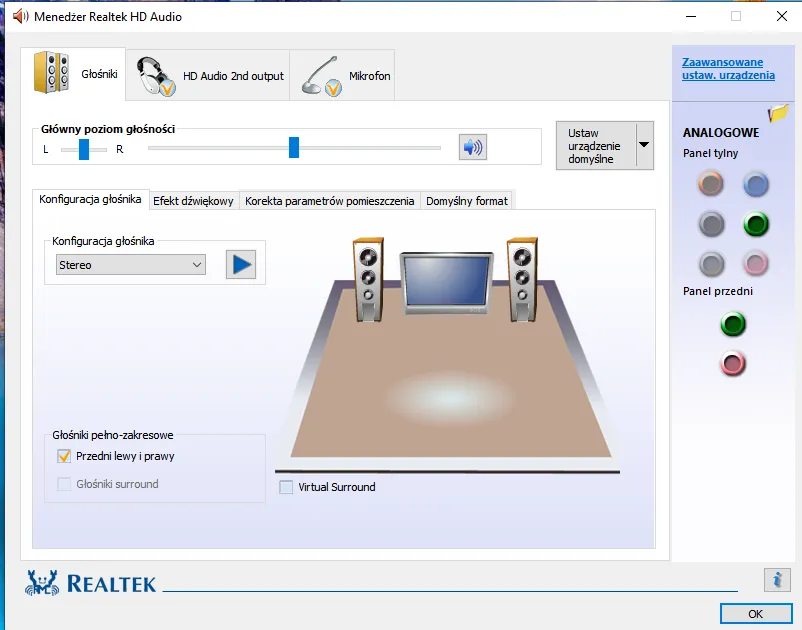 aktualizacja sterowników karty dźwiękowej