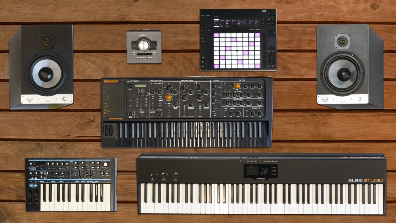 podstawowy sprzęt do produkcji muzyki