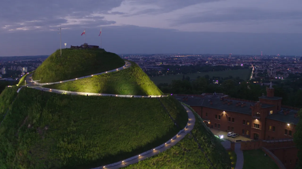 Kopiec Kościuszki Kraków panorama