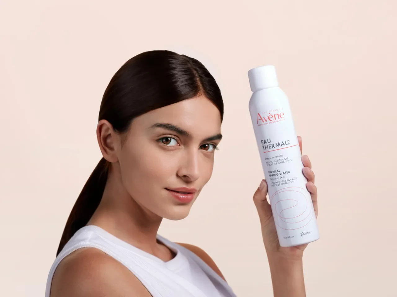 Thermalwasser Spray feuchte Kompresse