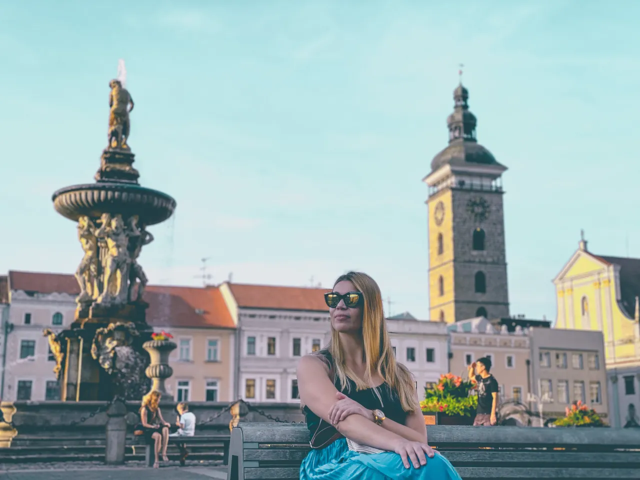 Czarna Wieża Czeskie Budziejowice widok