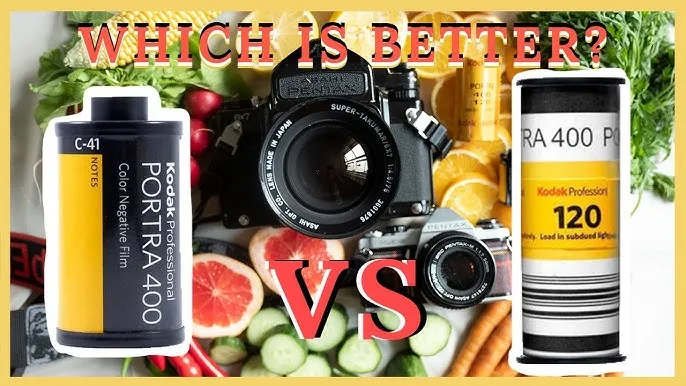 Rodzaje film&oacute;w fotograficznych 35mm 120