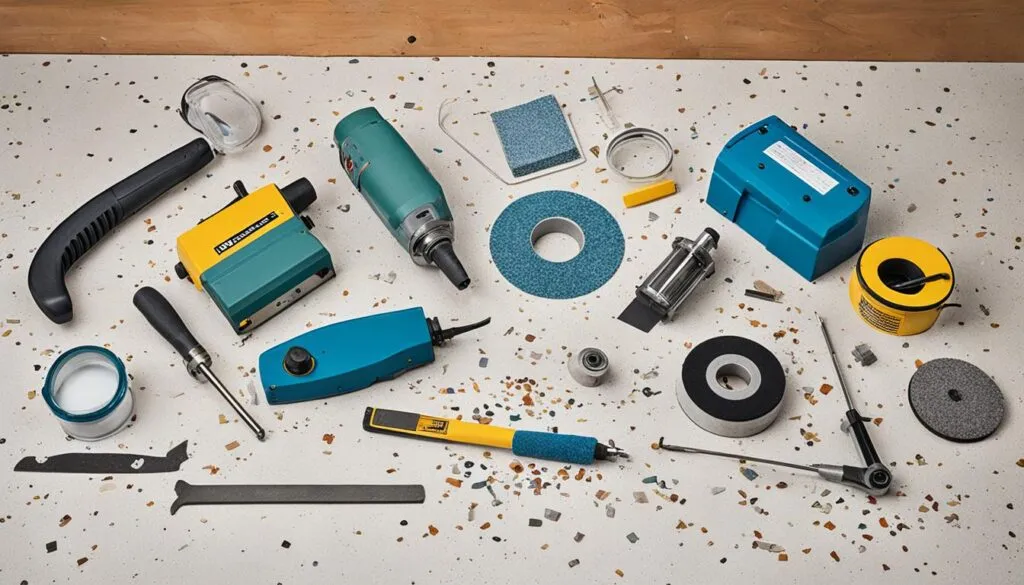 Narzędzia do renowacji lastryko