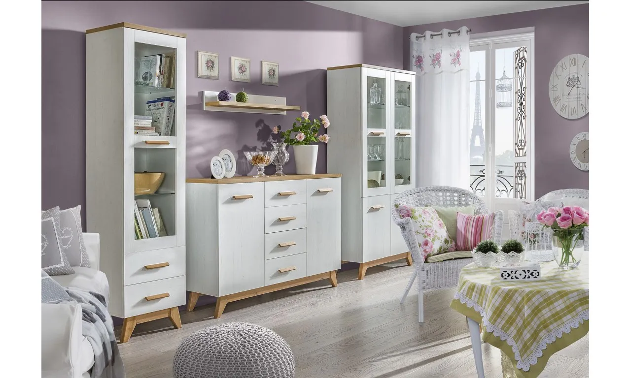 Białe meble w stylu skandynawskim