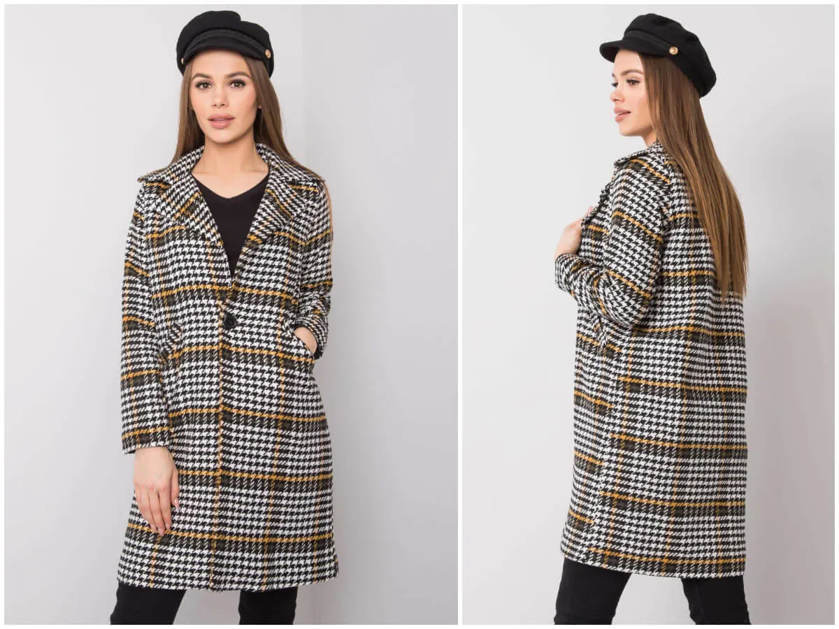 Płaszcz w pepitkę fasony i sylwetka