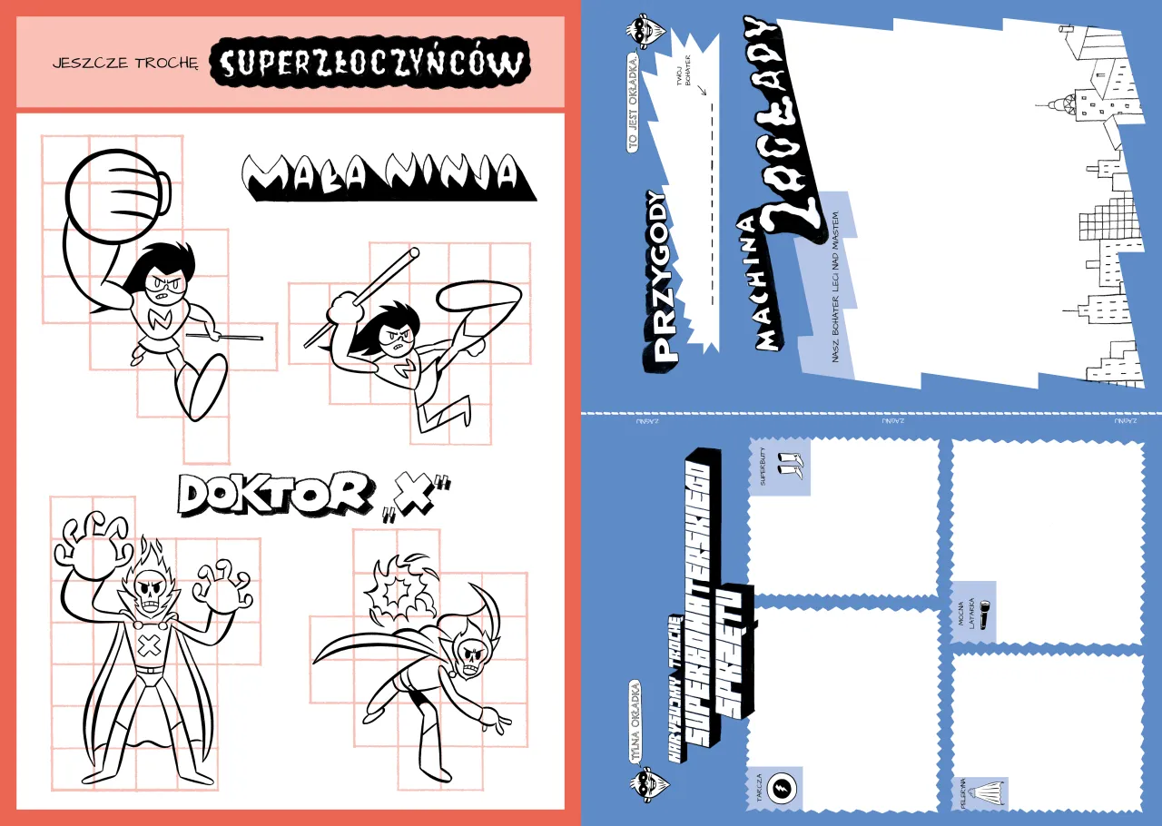 Ręczne tuszowanie komiksu