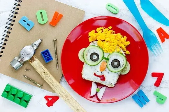 kreatywne kanapki dla dzieci