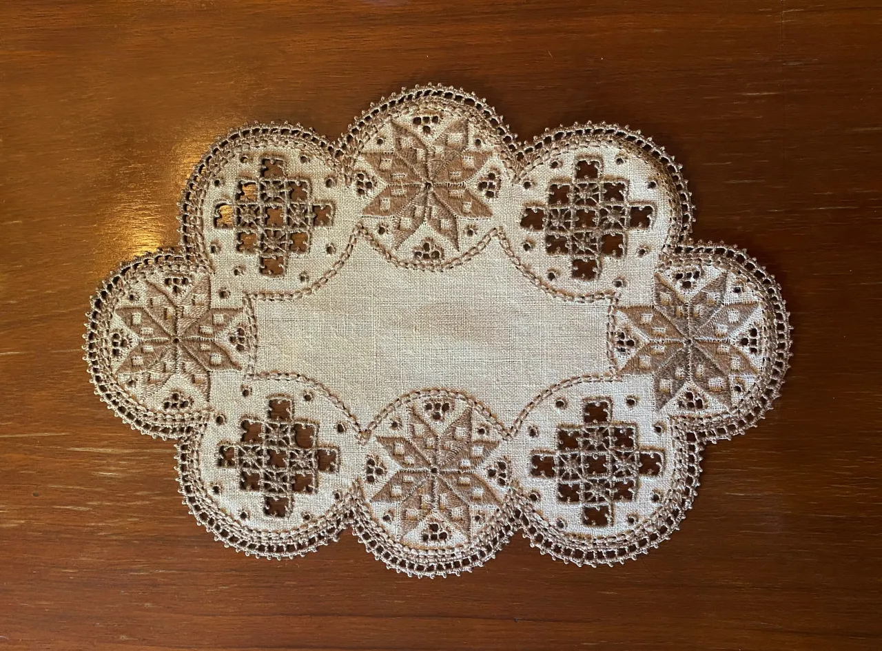 Tradycyjne koronki z Lefkary