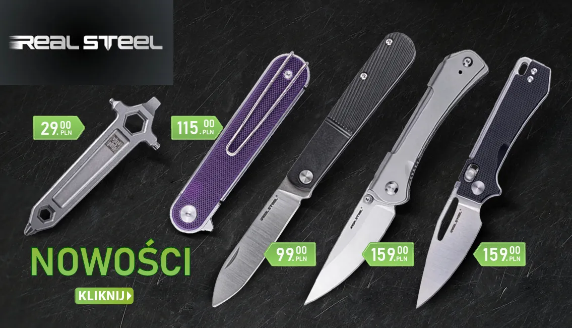 r&oacute;żne rodzaje noży EDC do samoobrony