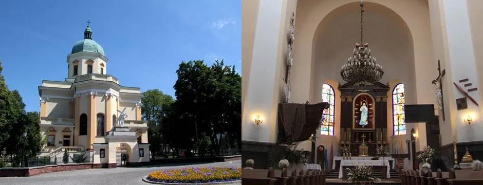 Radom panorama kościoły