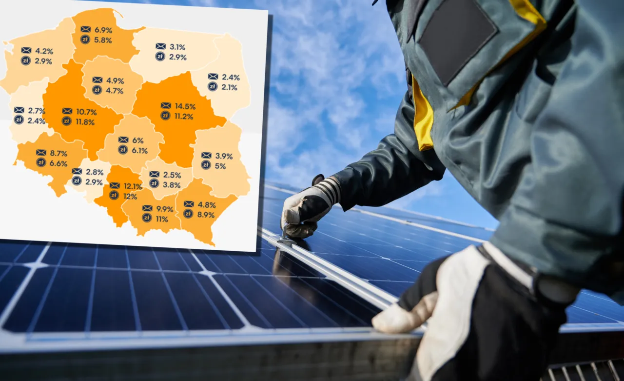 Mapa Polski z inwestycjami OZE, przyszłość energetyki odnawialnej